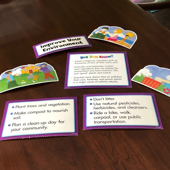 Educational Earth Care bulletin board Set - Picture 3 of 9